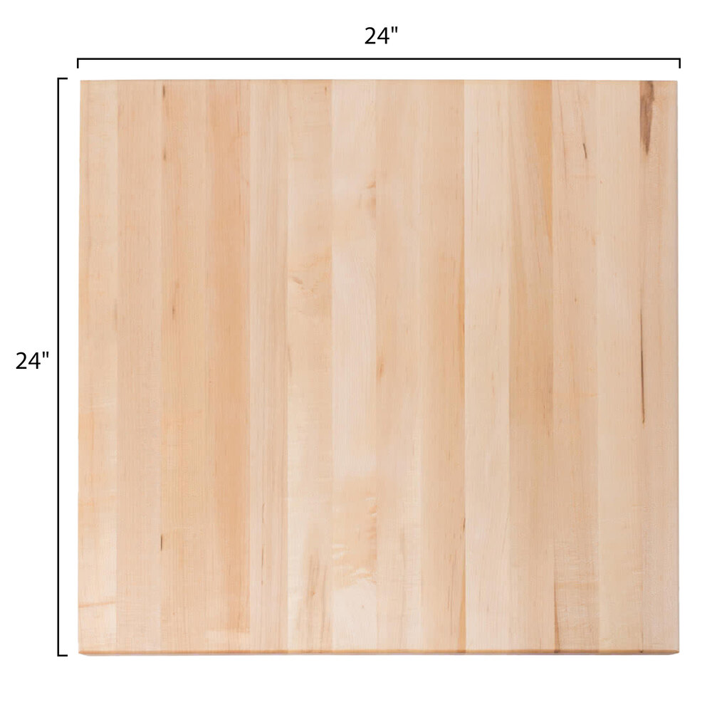 Bally Block Maple Wood Cutting Board 24" x 24" x 1 3/4"