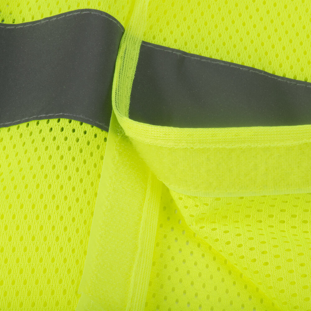Lime Class 2 High Visibility Surveyor's Safety Vest with Hook & Loop