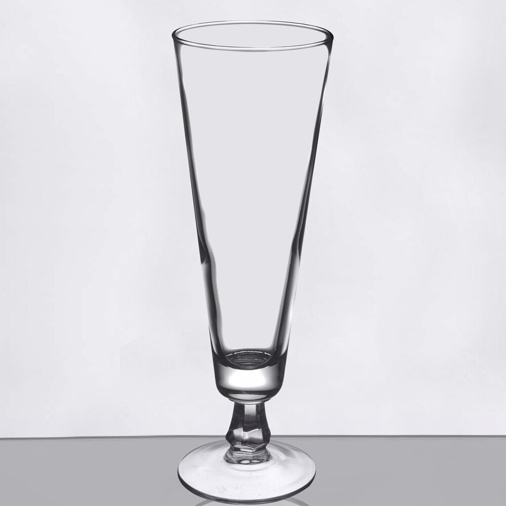 Libbey 6425 10 oz. Footed Pilsner Glass - 24/Case