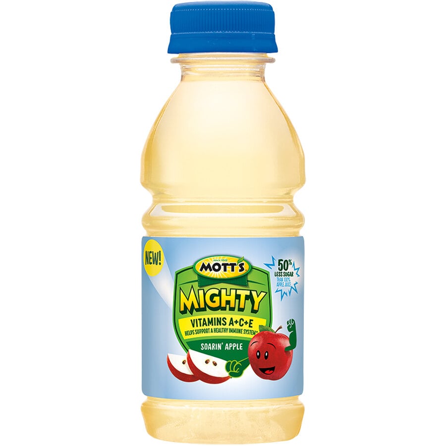 motts apple juice glass bottle