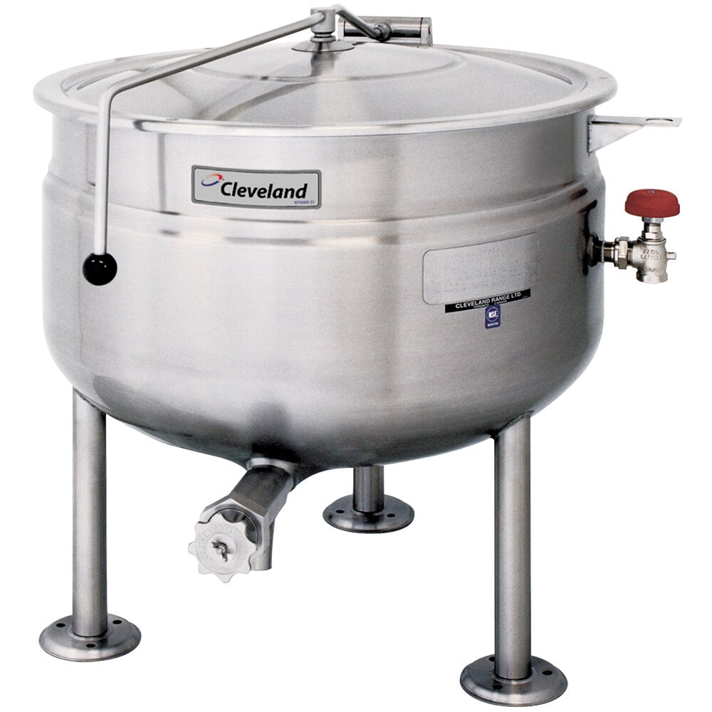 Cleveland KDL60SH Short Series 60 Gallon Stationary Full Steam