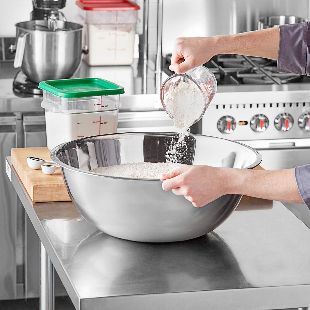 Choice 20 Qt. Standard Stainless Steel Mixing Bowl