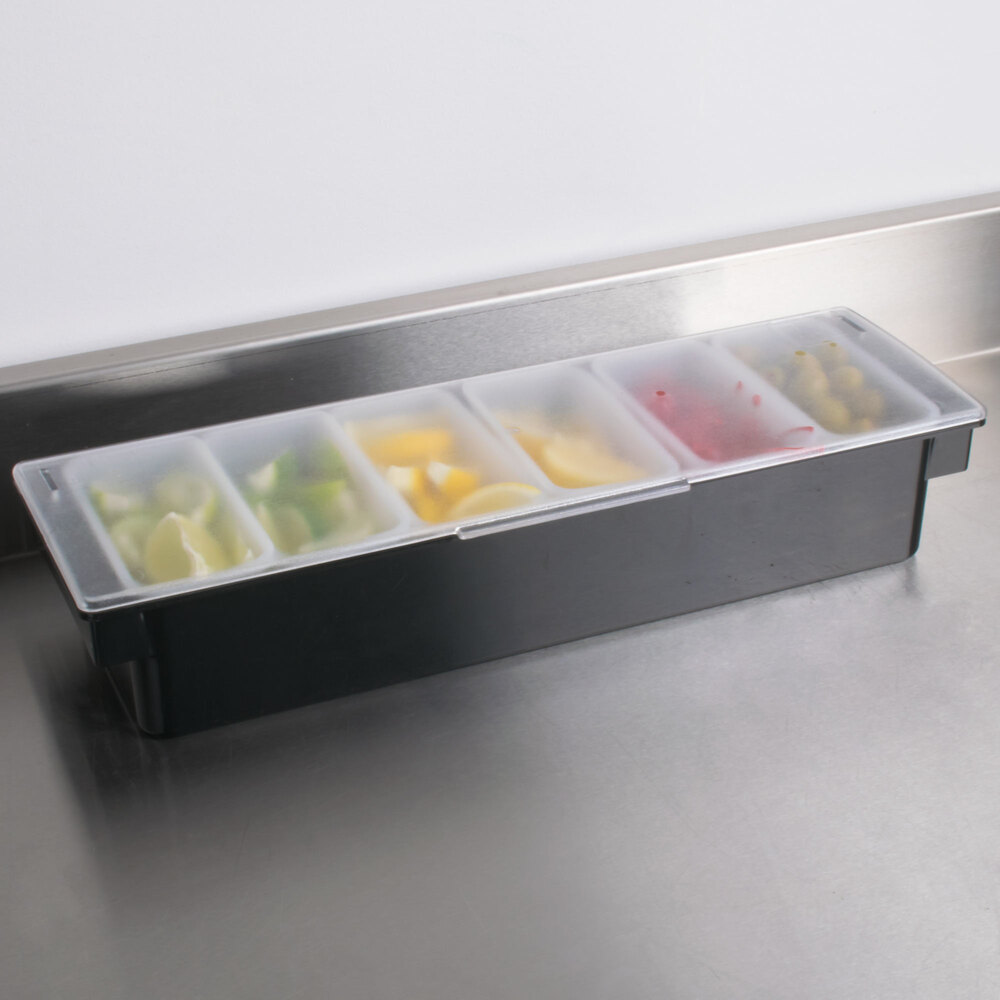 Rubbermaid FG289000BLA Condiment Bar