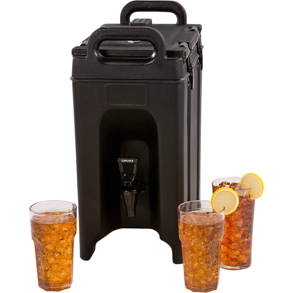 Carlisle LD250N03 Cateraide™ LD 2.5 Gallon Black Insulated Beverage