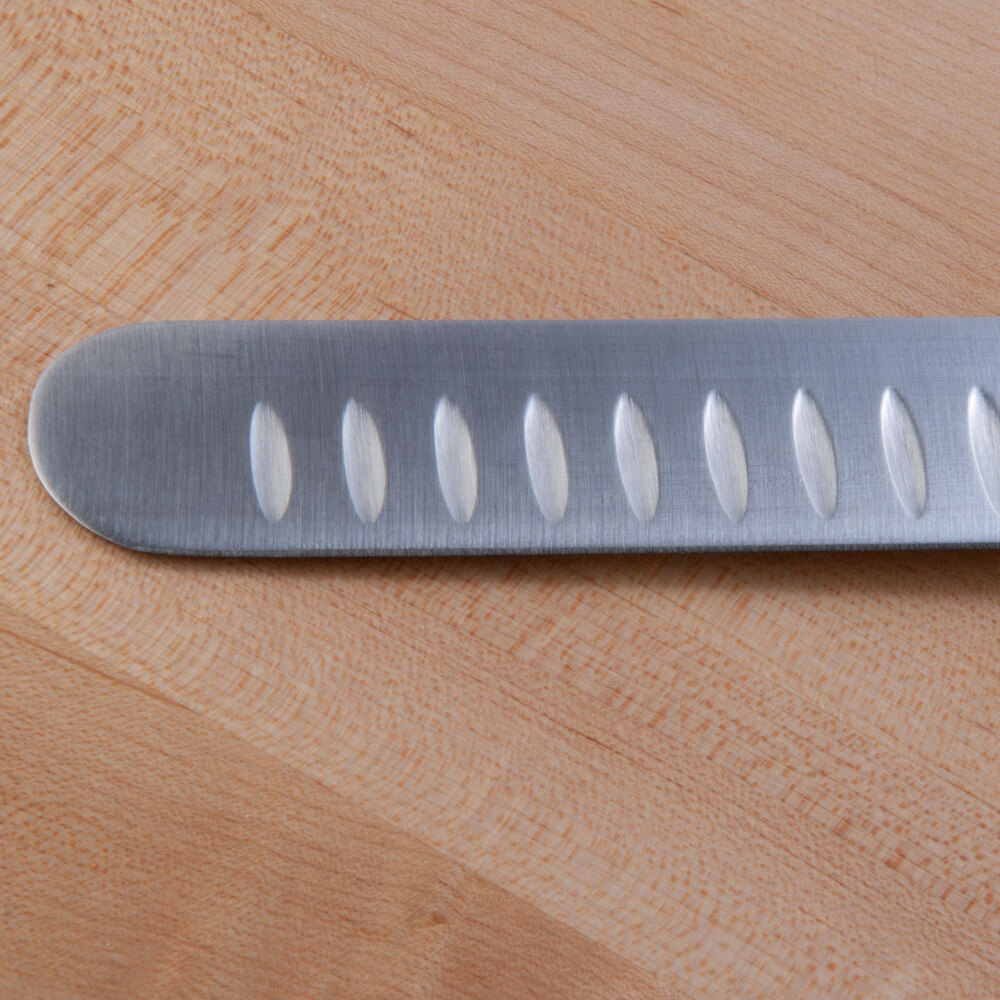 12" Granton Edge Wide Roast Beef Slicer Knife