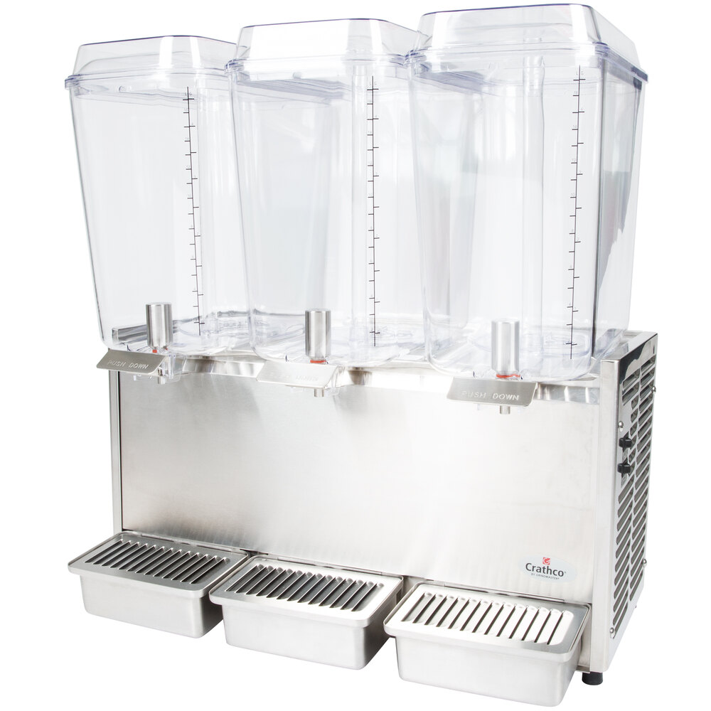 Crathco D353 Triple 5 Gallon Bowl Stainless Steel Refrigerated