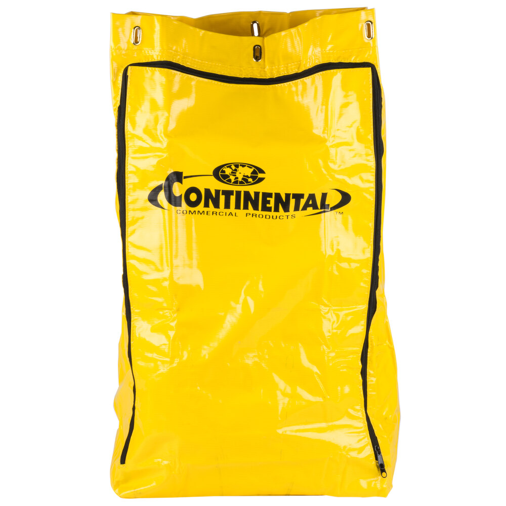 Continental 188YW Replacement Bag for Janitor Cart