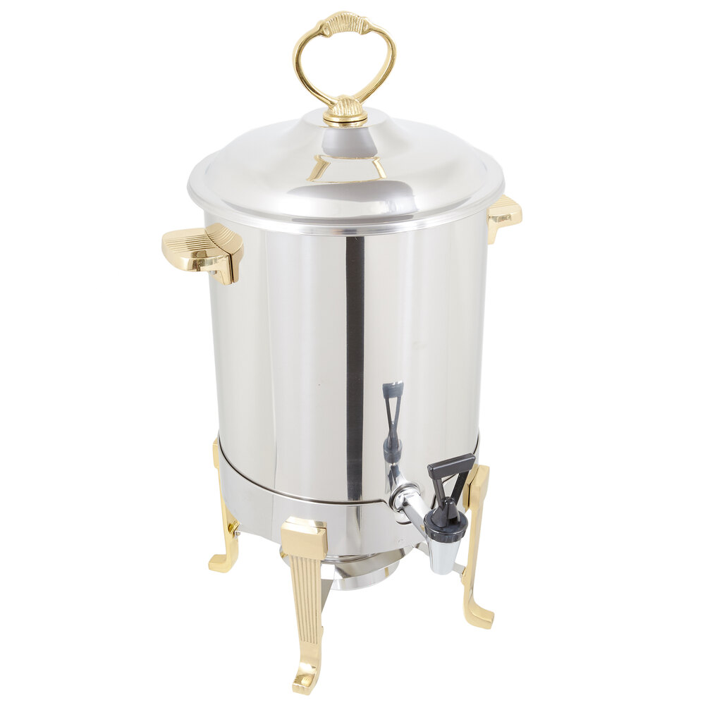 Vollrath 46029 3 Gallon Classic Brass Trim Coffee Urn