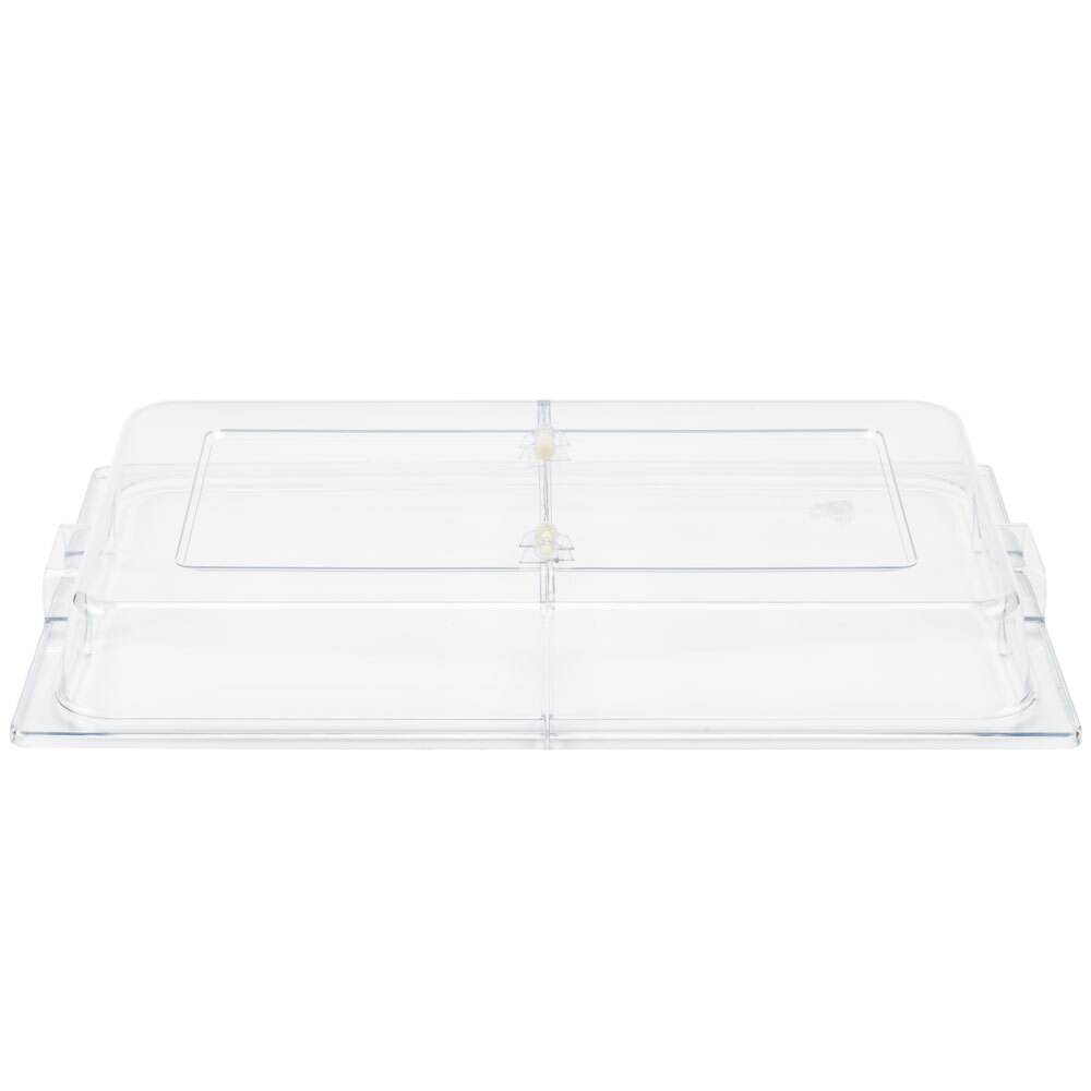 Full Size Polycarbonate Hinged Pastry Cover Fits Any Full Size Steam