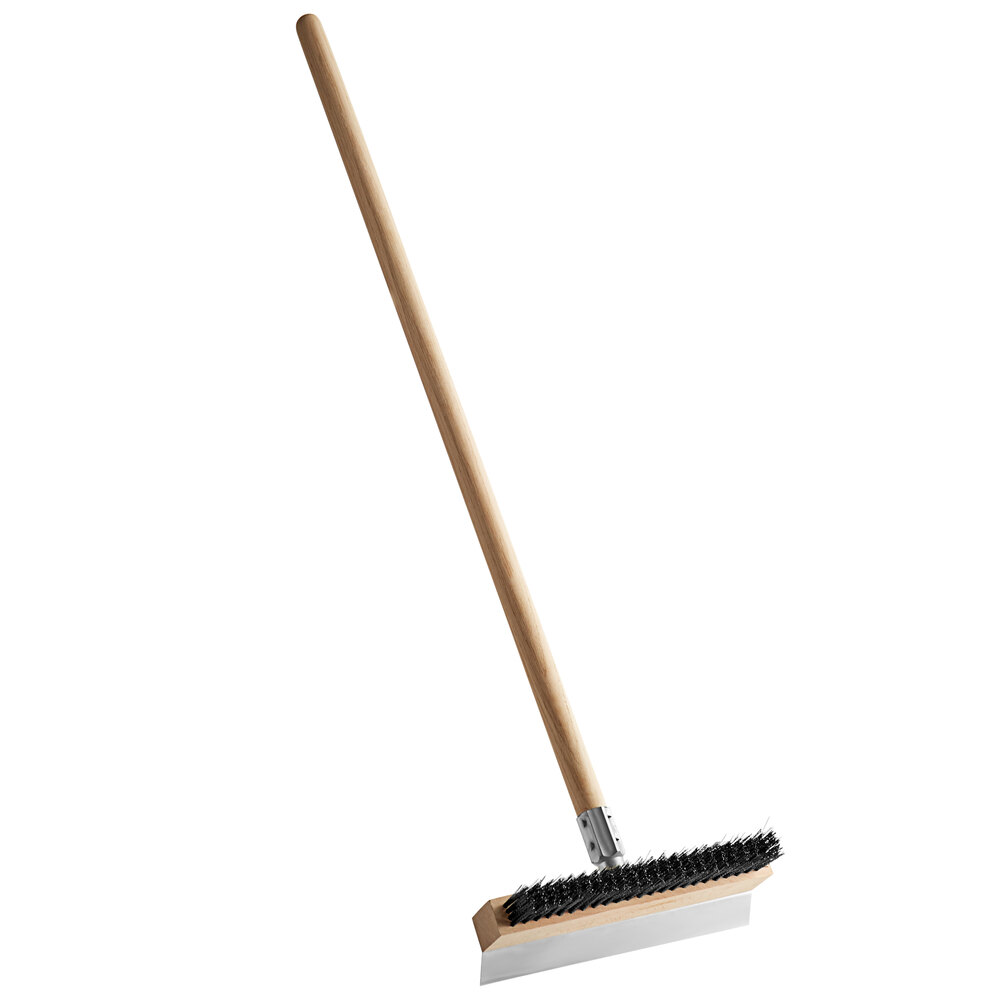 38" Pizza Oven Brush with Scraper