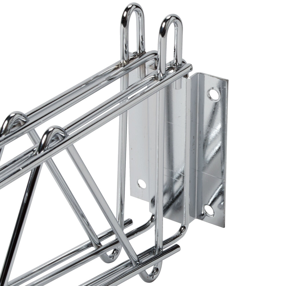 Regency 24" Deep Double Wall Mounting Bracket for Adjoining Chrome Wire