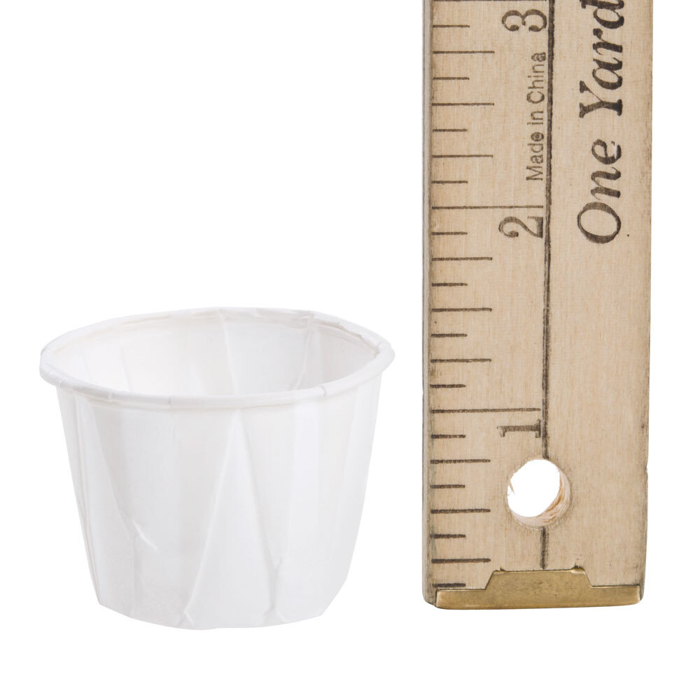 Dart Solo SCC100 1 oz. White Paper Souffle / Portion Cup 5000/Case