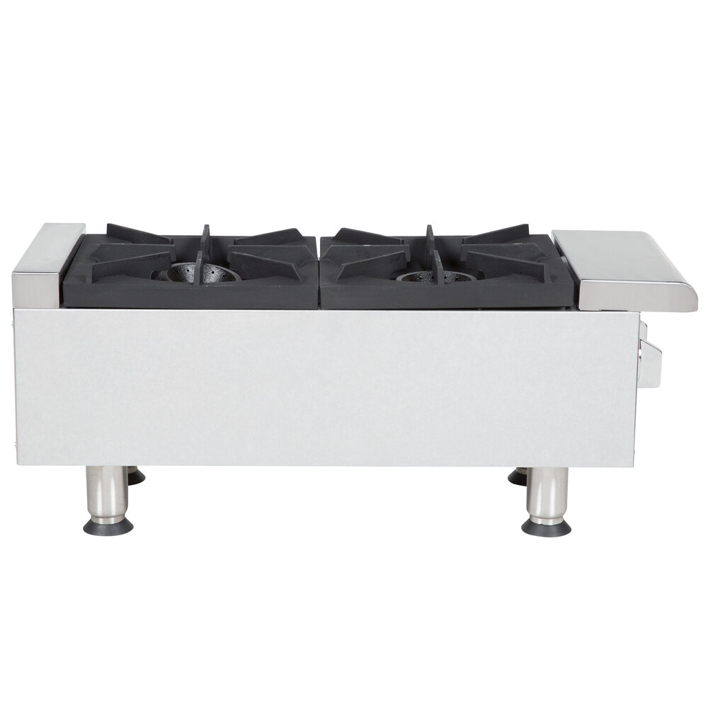APW Wyott HHP212 Natural Gas Heavy Duty 2 Burner Countertop 12" Range