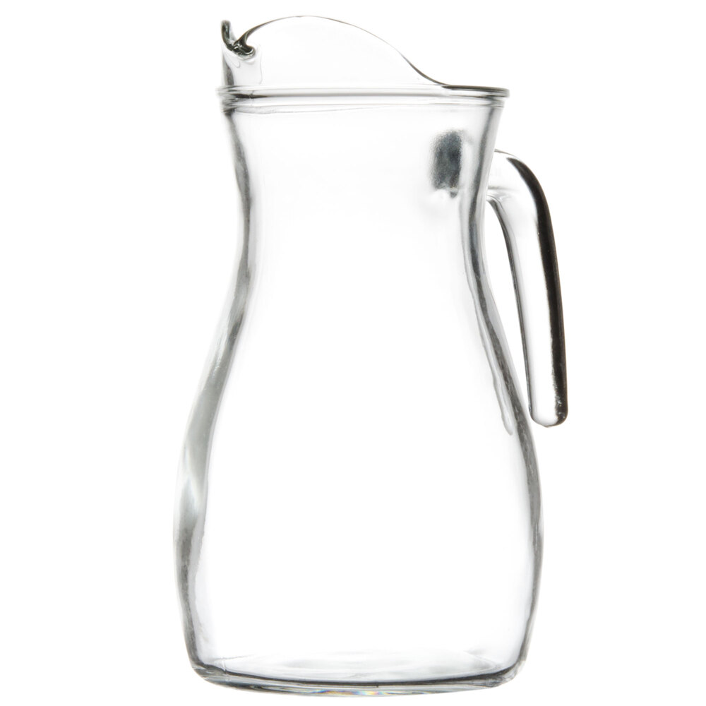 Libbey 13112221 1.6 Qt. Curvy Glass Pitcher - 6/Case