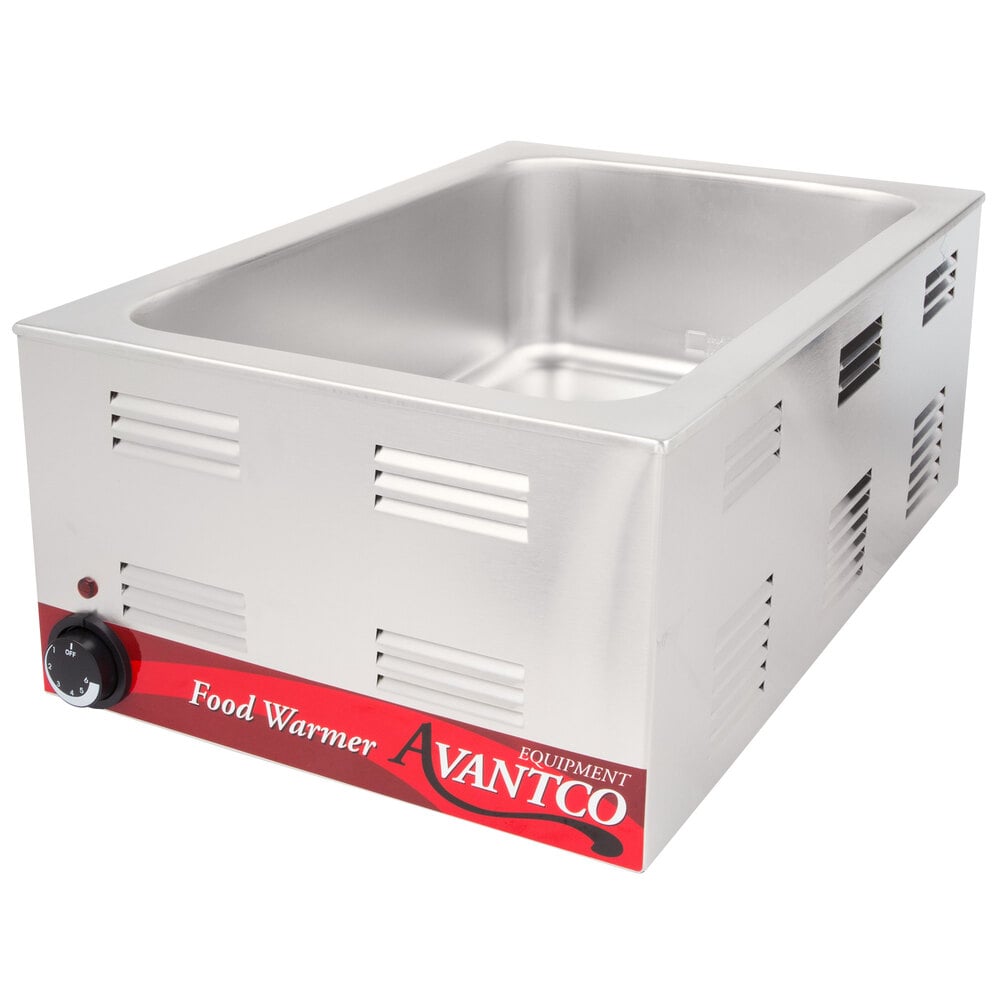 Avantco W50 12" x 20" Full Size Electric Countertop Food Warmer 120V