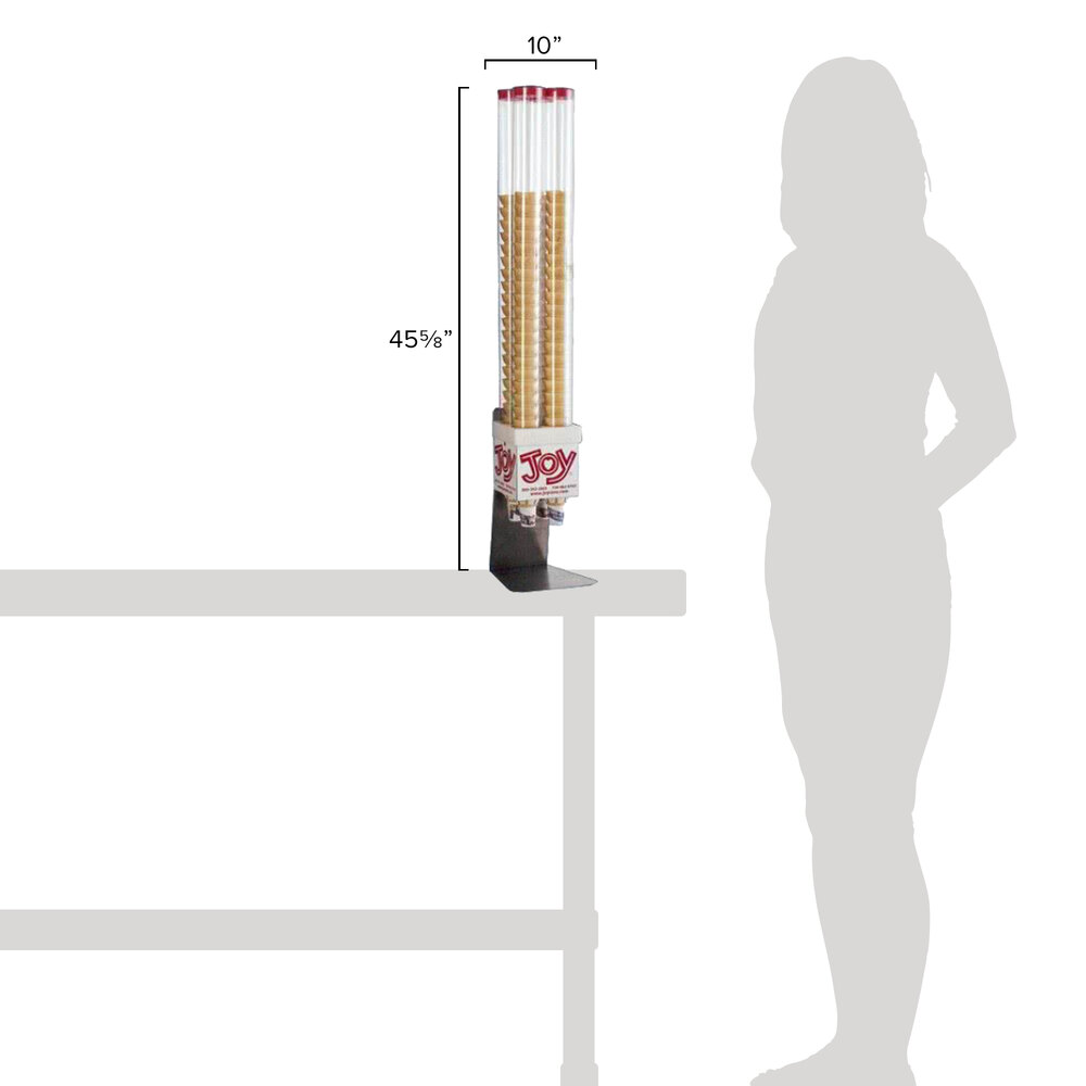 Joy Countertop Ice Cream Cone Dispenser for Joy 1, 10, and 22 Cones