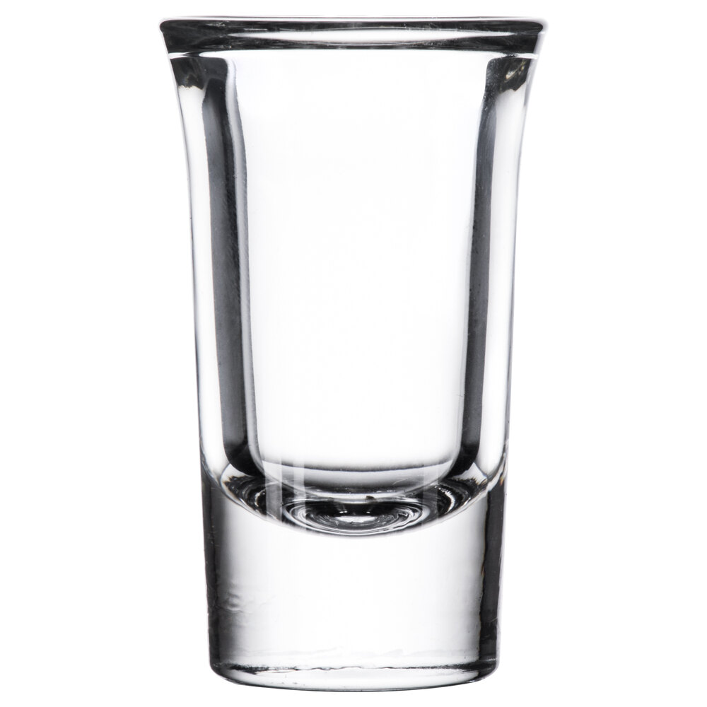 Libbey 5033 1 oz. Tall Shot Glass with 28 mL Pour Line 12/Case