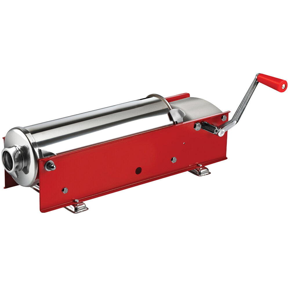 Tre Spade Manual 15 lb. Horizontal 2Speed Enameled Steel Sausage Stuffer