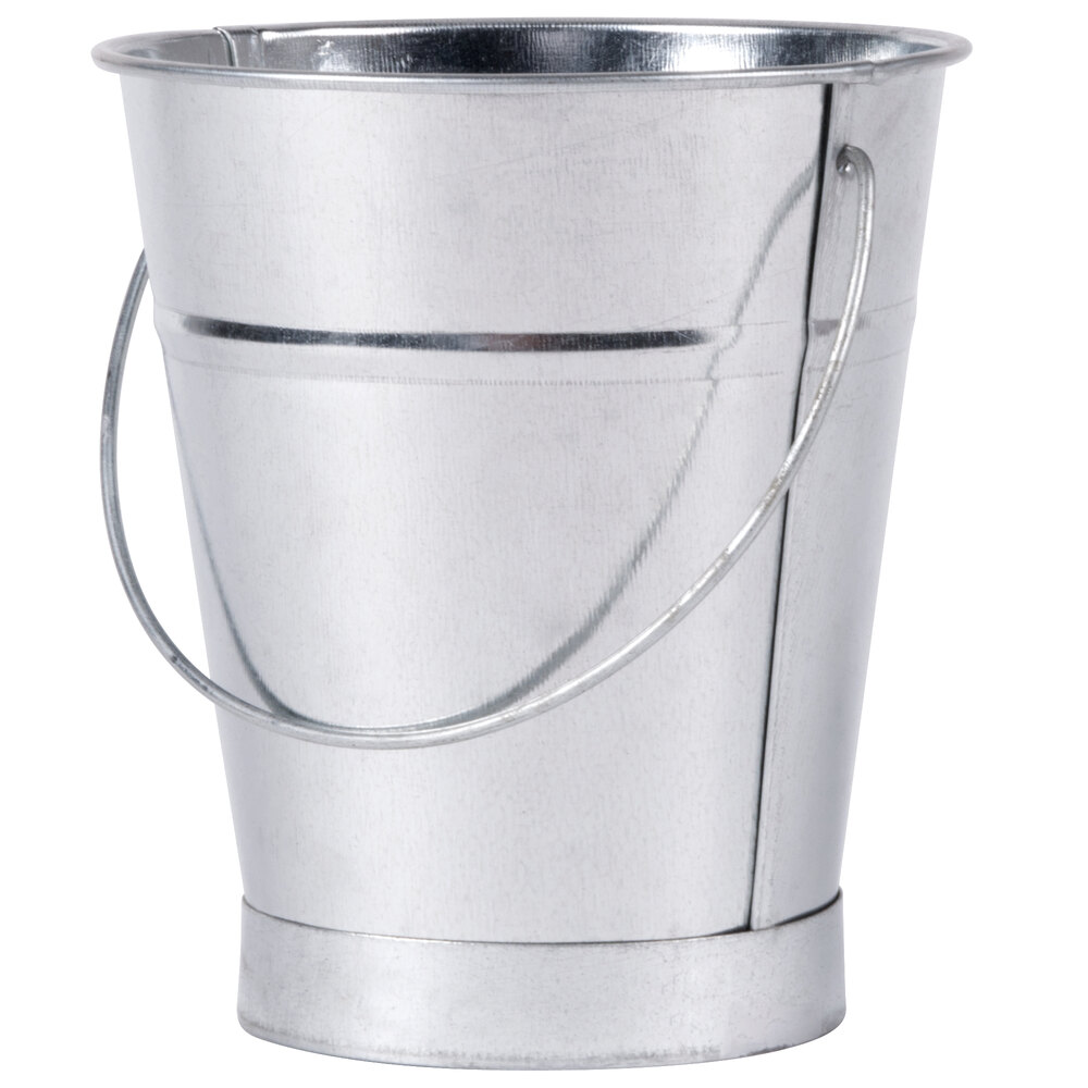 American Metalcraft GP4 Mini Galvanized Pail 4 3/8"