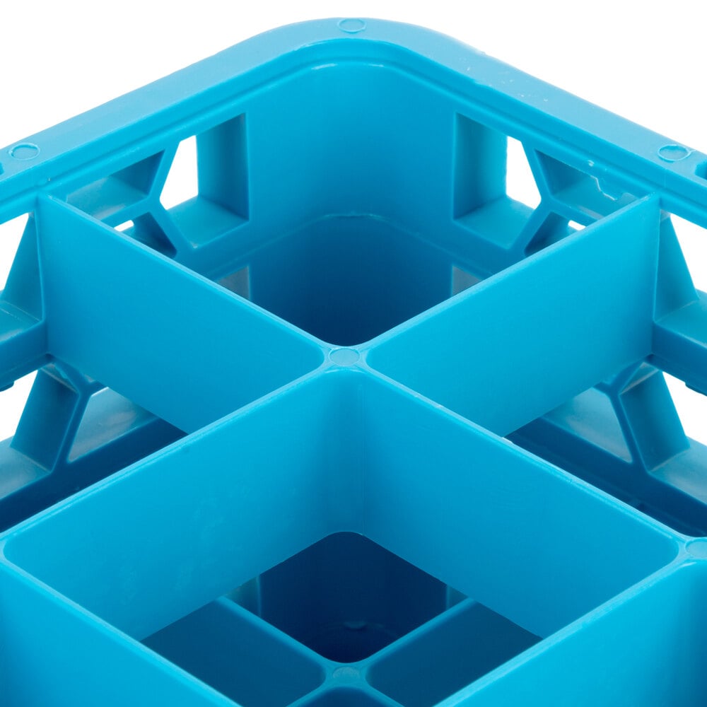 Carlisle RG25-414 OptiClean 25 Compartment Glass Rack with 4 Extenders