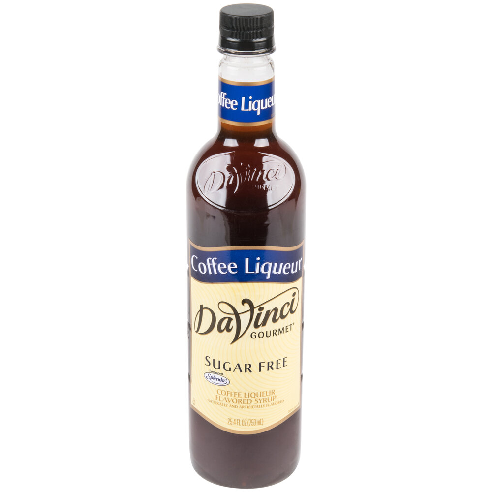 DaVinci Gourmet 750 mL Sugar Free Coffee Liqueur Flavoring Syrup