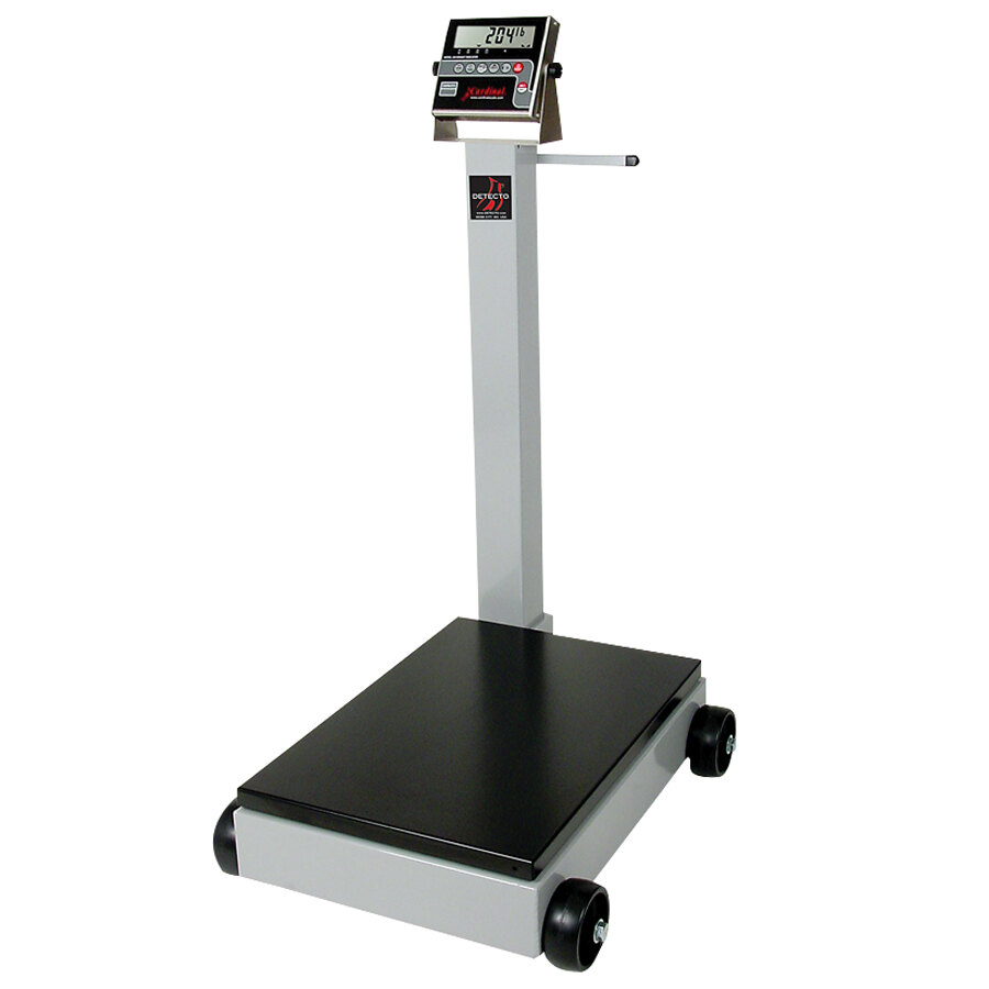 Cardinal Detecto 5852F205 500 lb. Portable Digital Floor Scale with