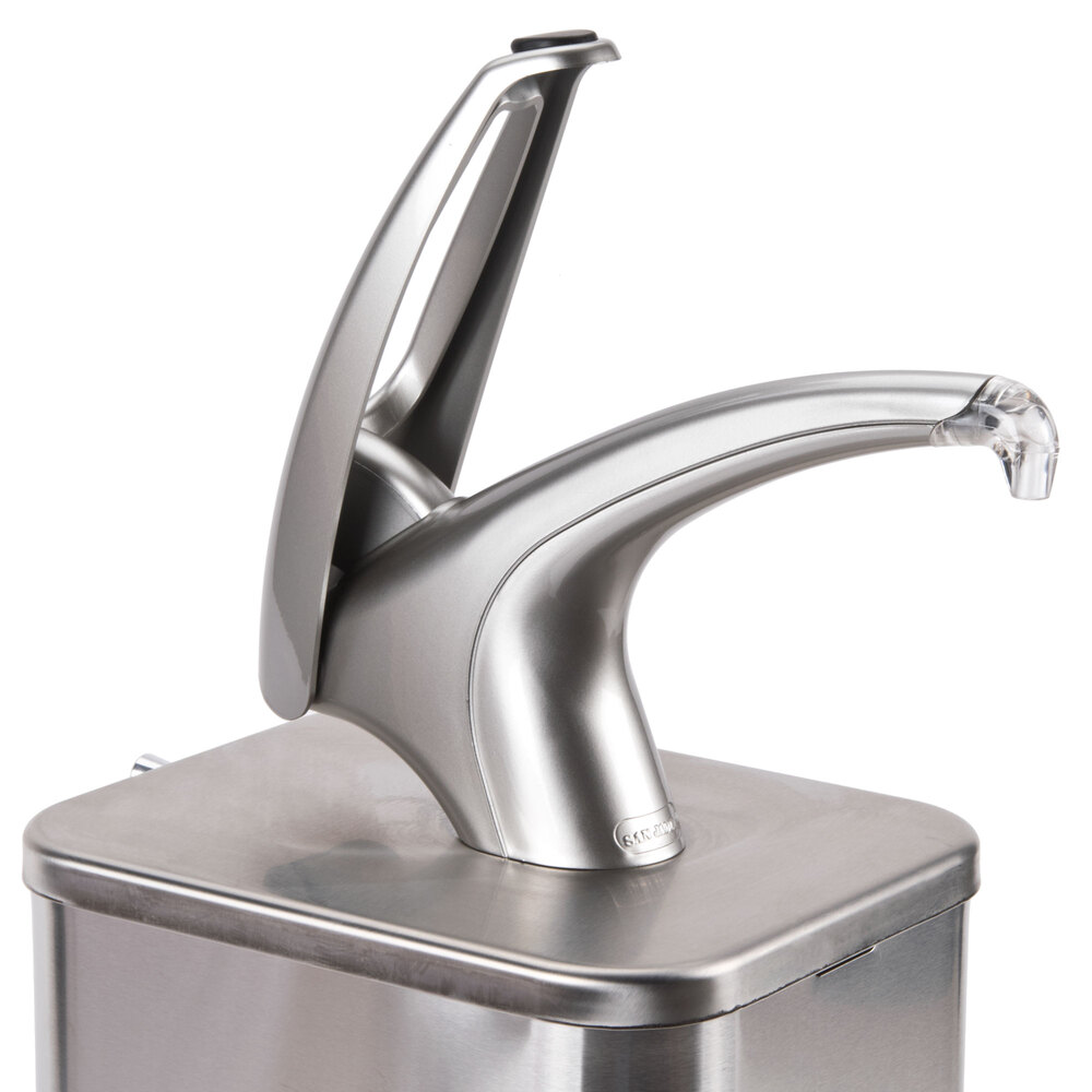 San Jamar P4900 FrontLine Universal Countertop Condiment Pump Dispenser