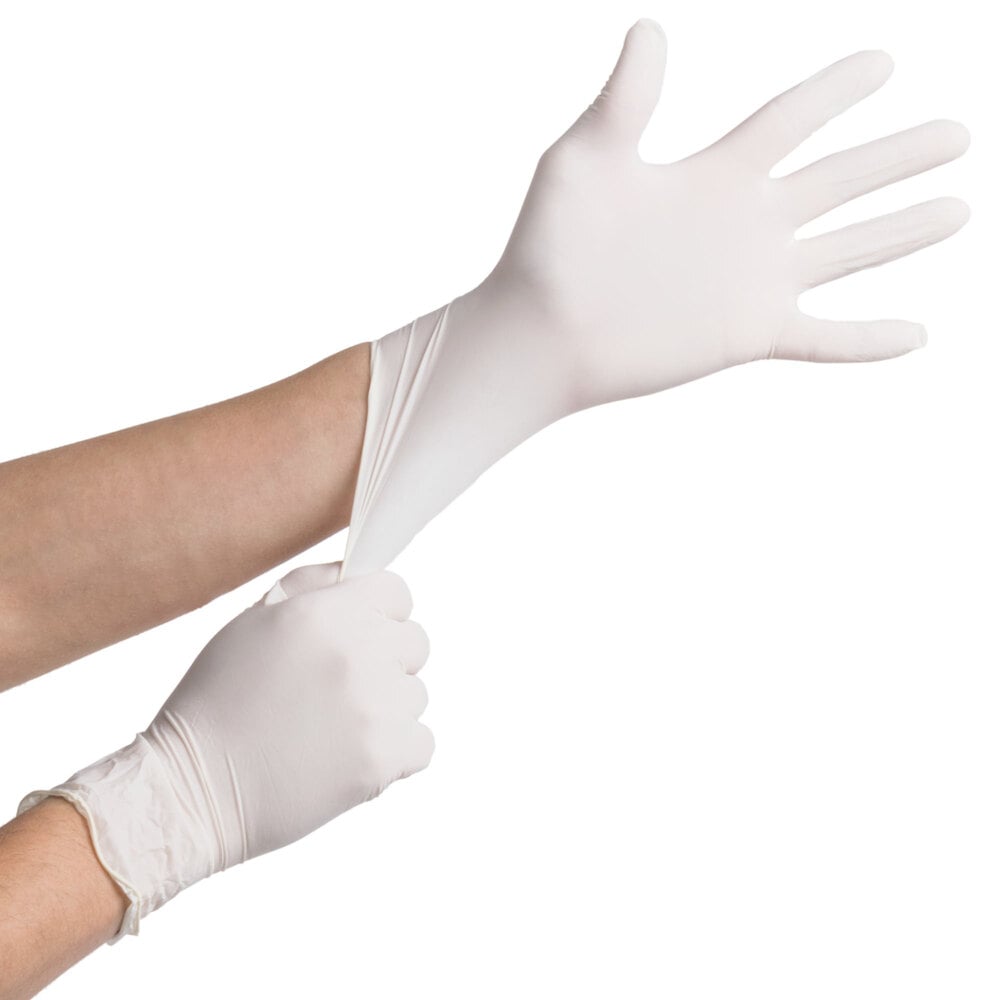 latex glove use