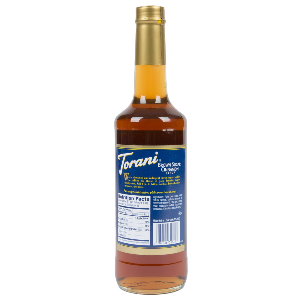 Torani Brown Sugar Cinnamon Syrup 750 mL Shop staurantStore