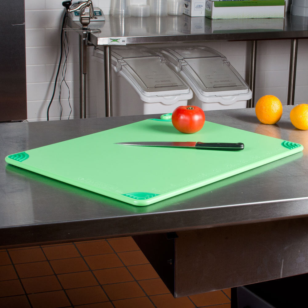 San Jamar CBG1520KC 15" x 20" x 1/2" SafTGrip 6Board Cutting Board