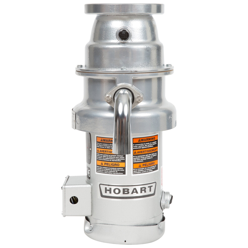 Hobart FD4/751 Commercial Garbage Disposer with Short Upper Housing 3/4 hp, 208240/480V