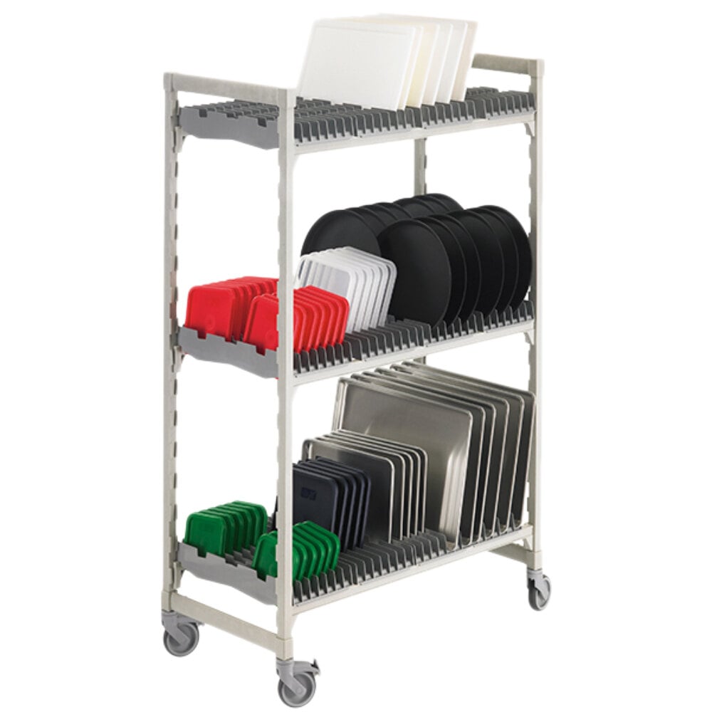 Cambro CPMU244875DRPKG Camshelving® Premium Speckled Gray Drying Rack