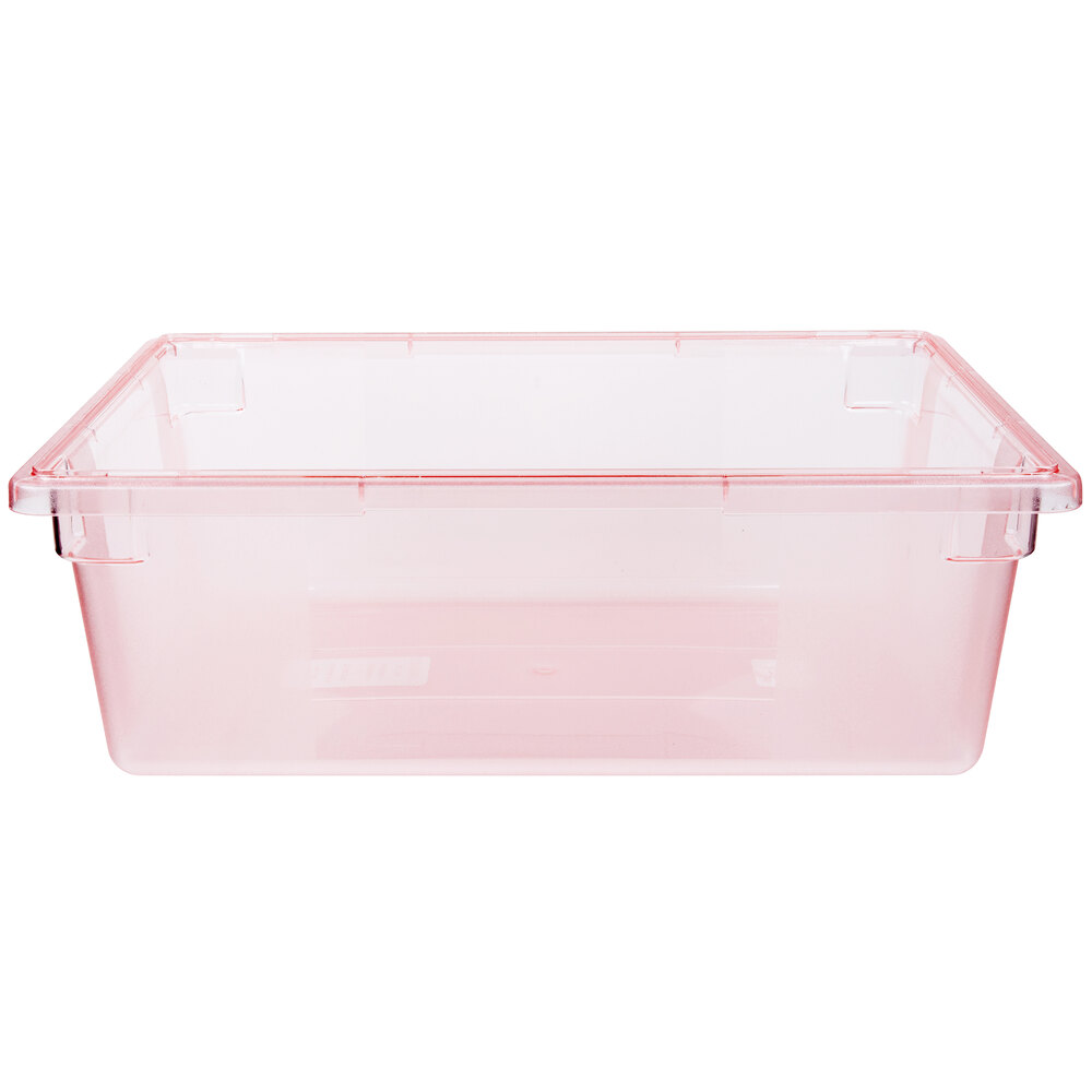 Carlisle 10622C05 StorPlus Red Food Storage Box 26" x 18" x 9"