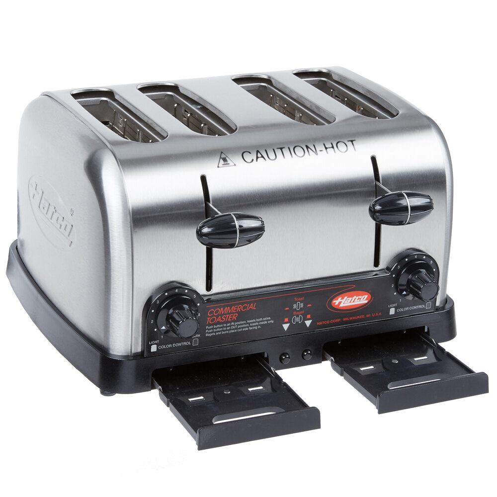 Hatco TPT240 4 Slice Commercial Toaster 1 1/4" Slots, 240V