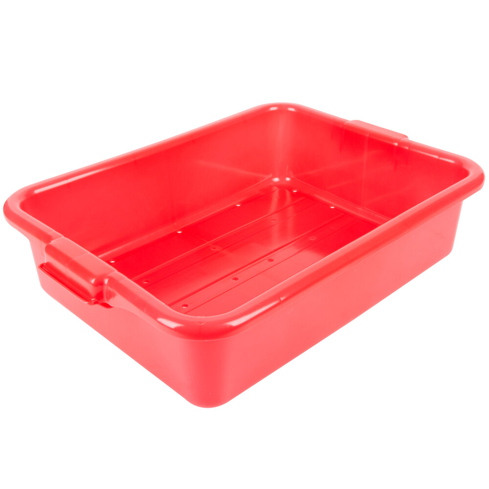 Vollrath 1511-C02 Perforated Drain Box - Traex Color-Mate Red 20