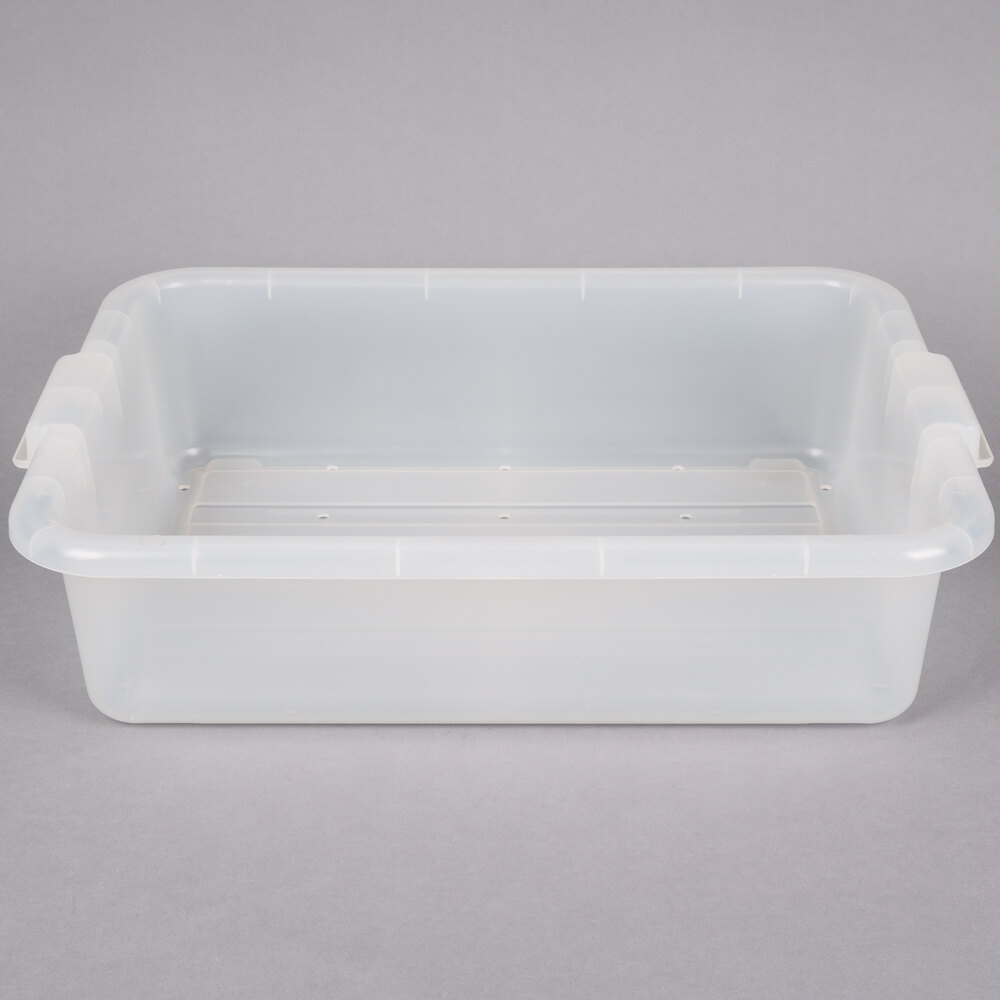 Vollrath 1511-C13 Perforated Drain Box - Traex Color-Mate Clear 20