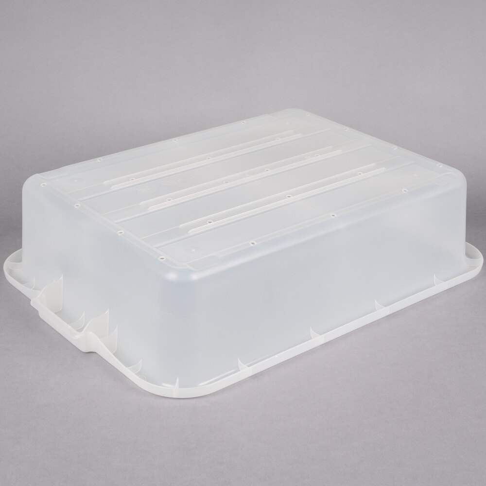 Vollrath 1511-C13 Perforated Drain Box - Traex Color-Mate Clear 20