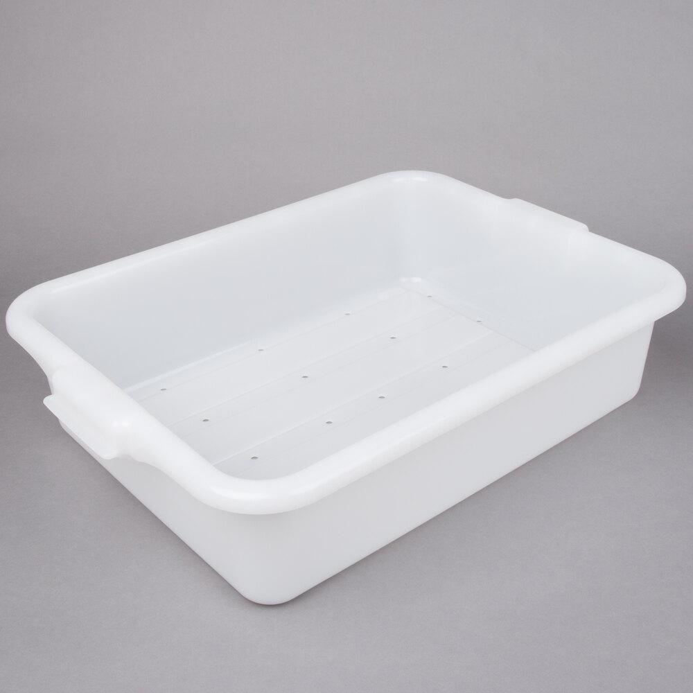 Vollrath 1511-C05 Perforated Drain Box - Traex Color-Mate White 20