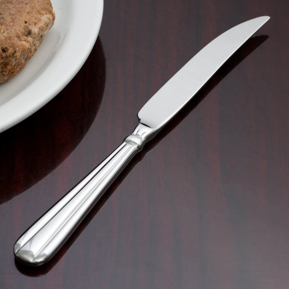 Oneida 2347KSSF Unity 9 1/2" 18/10 Stainless Steel Heavy Weight Steak
