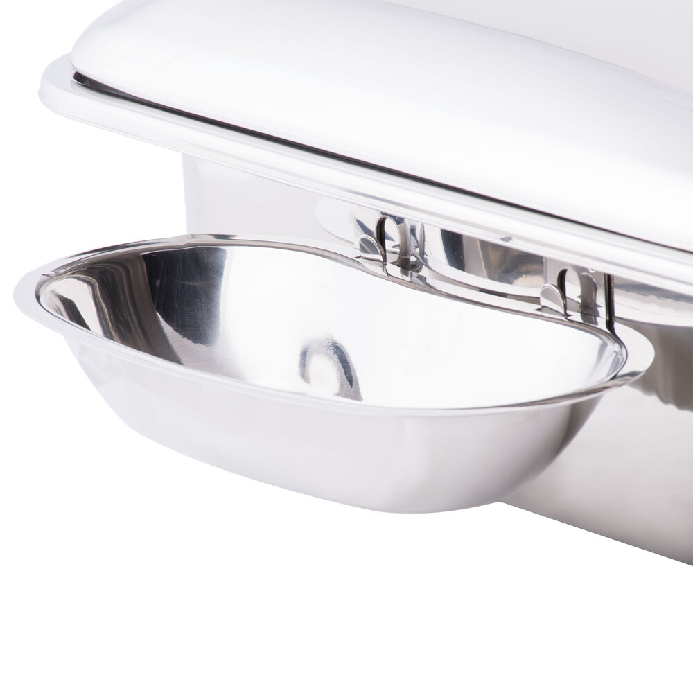 Tablecraft CW40161 7 Qt. Full Size Stainless Steel Induction Chafer ...