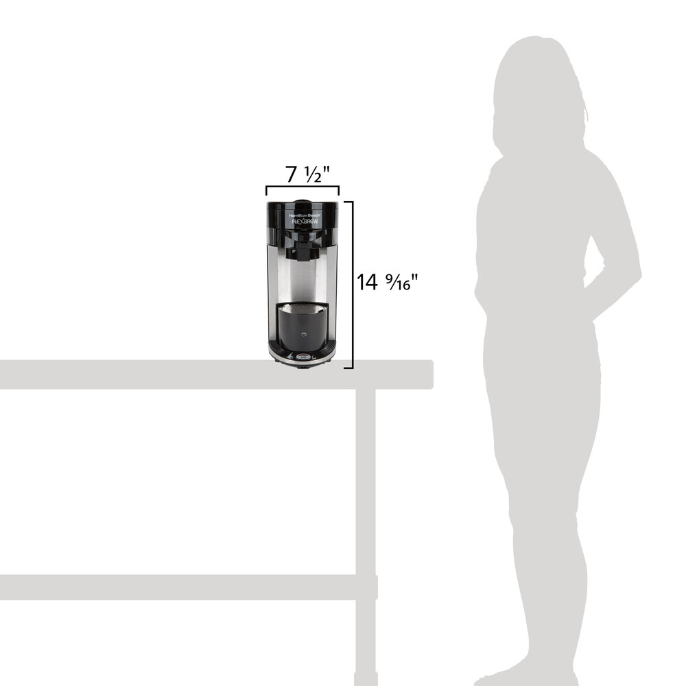 Hamilton Beach 49995 Black FlexBrew Single Serving Coffee Maker 120V