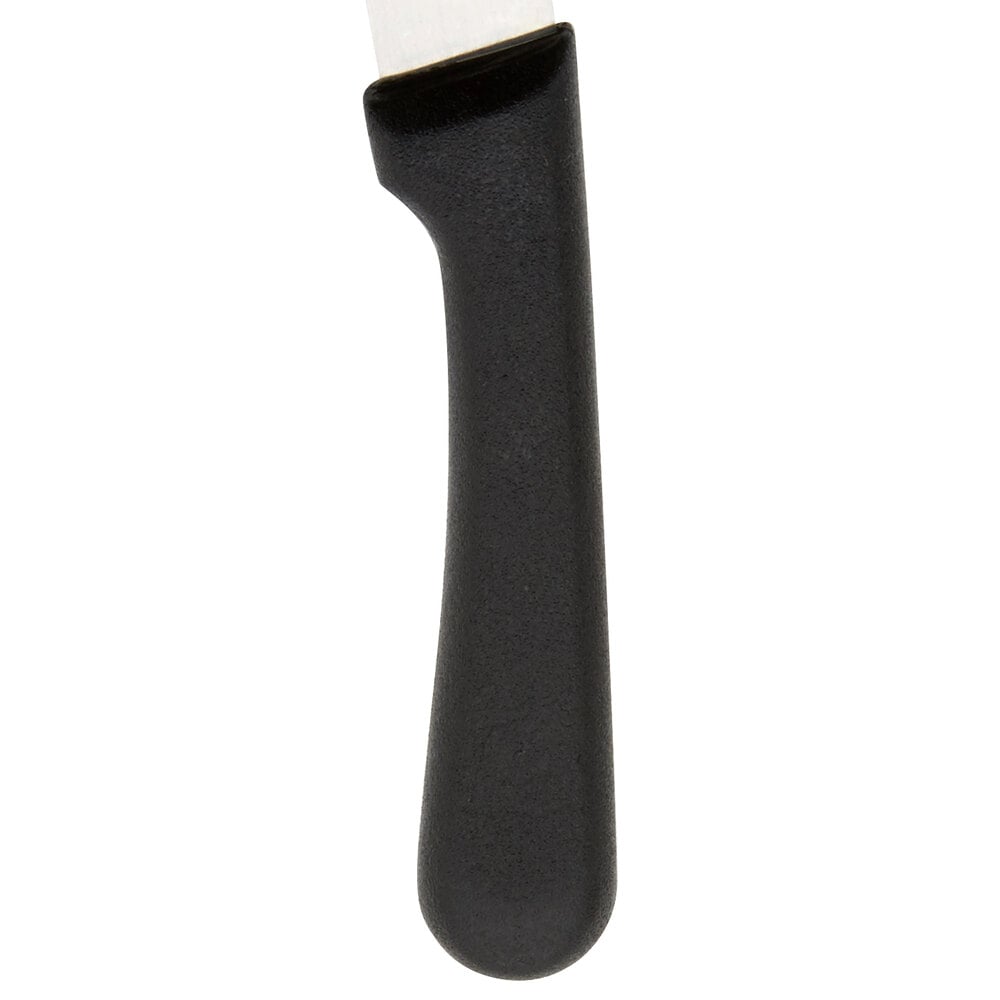 Black plastic knife handle