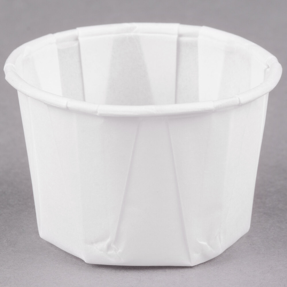 Solo 125-2050 1.25 oz. Paper Souffle / Portion Cup - 250/Pack