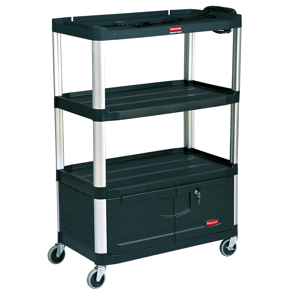 Rubbermaid FG9T3500BLA Black MediaMaster 36