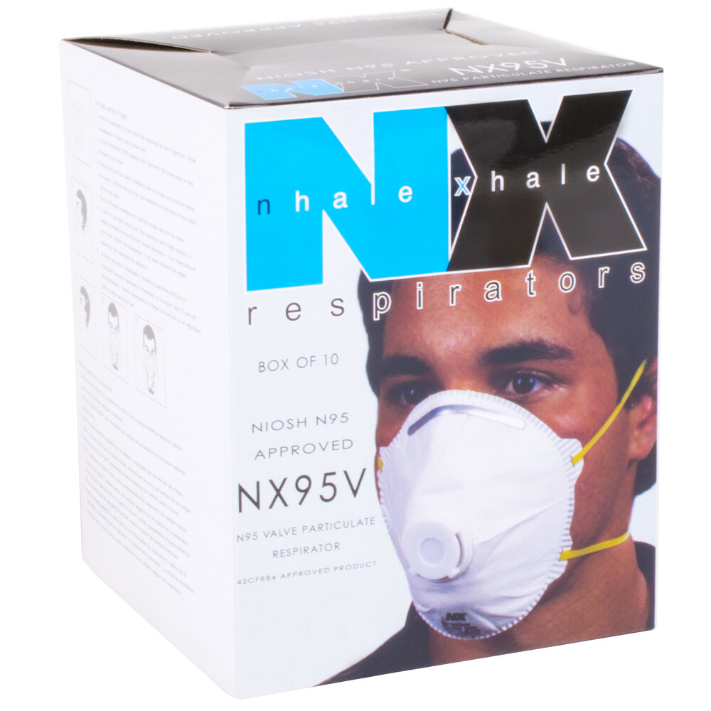 Harmful Dust N95 Valved Particulate Respirator 10/Box