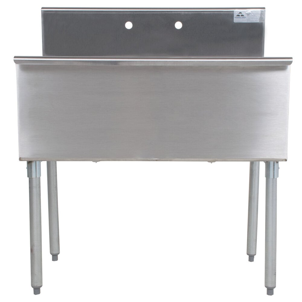 Advance Tabco 4-2-36 Two Compartment Stainless Steel Commercial Sink - 36