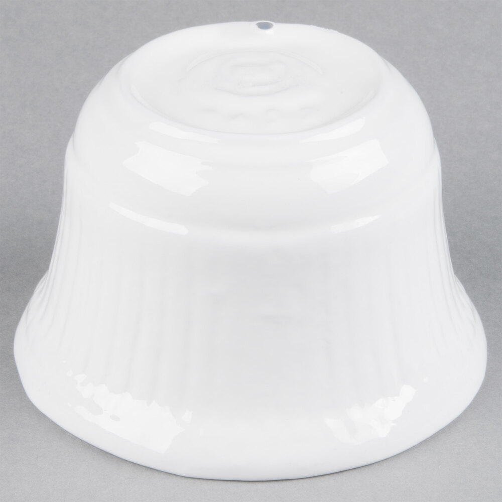 Tablecraft CW1453W 16 oz. White Cast Aluminum Condiment Bowl