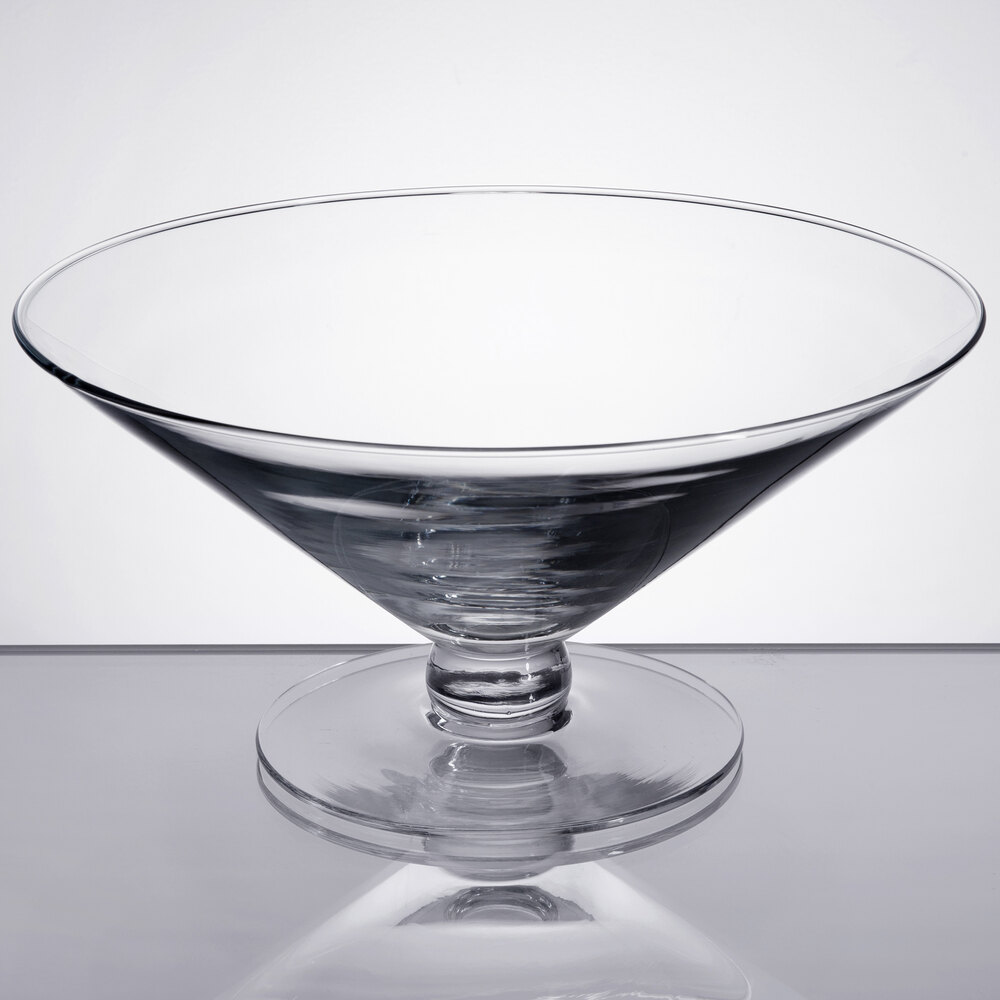 Libbey 1789306 47 oz. Flare Footed Glass Bowl