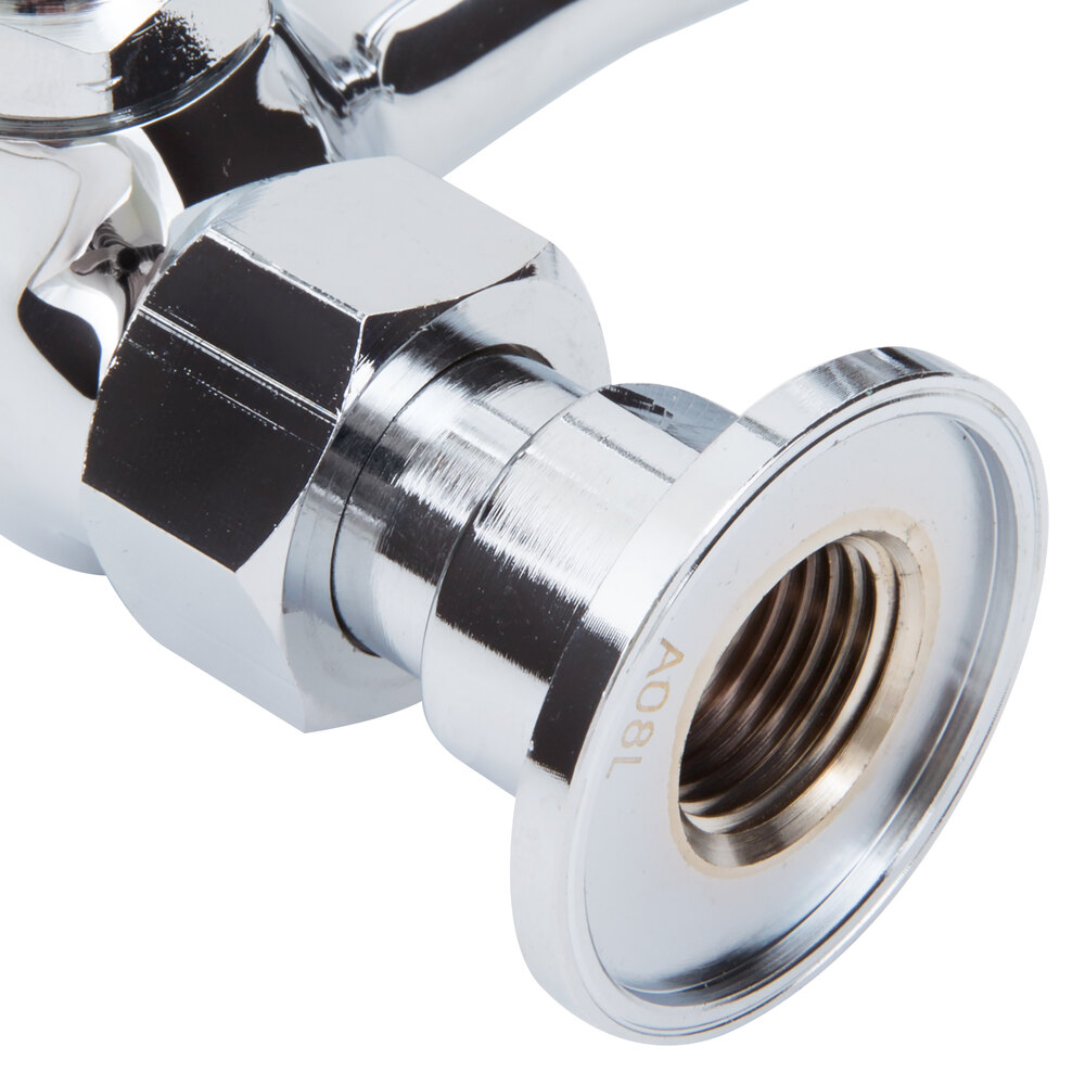 Eagle Group 313075 Wall Mount Faucet with 8" Centers and Gooseneck Nozzle