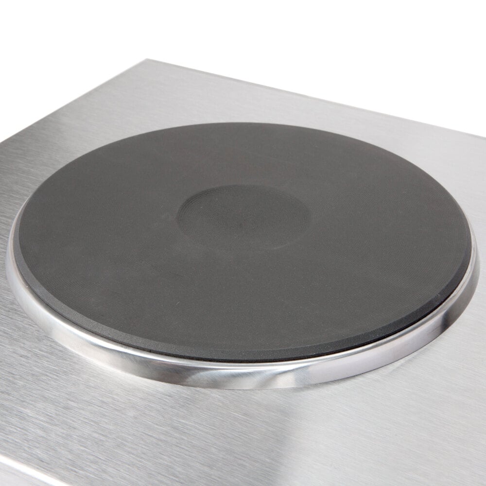 Nemco 63101 Electric Countertop Hot Plate with 1 Solid Burner 120V